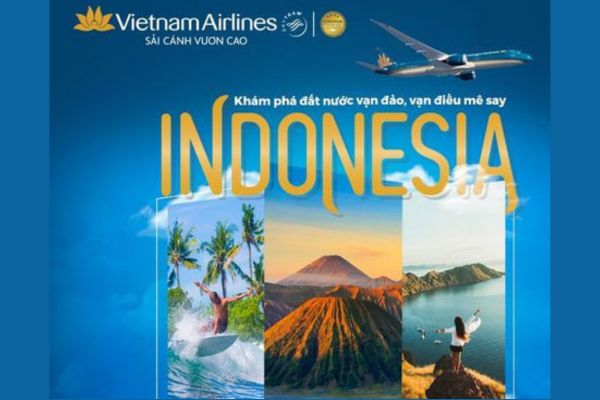 Ưu Đãi Bay Nhóm Giảm Ngay 25% Chặng Việt Nam Indonesia