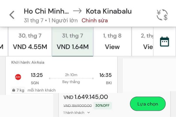 Ưu đãi giới hạn 48h vé máy bay AirAsia giảm giá cực sâu 30%