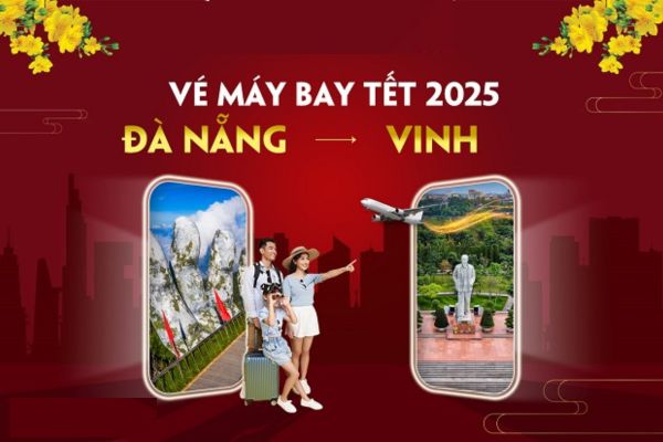 Ưu đãi lớn cho vé máy bay Đà Nẵng đi Vinh dịp Tết 2025