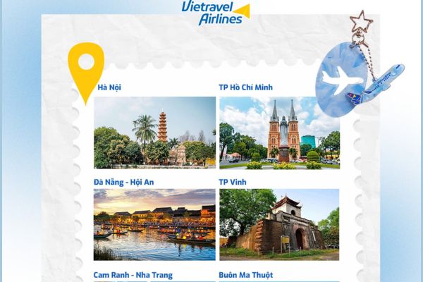 Ưu đ&atilde;i Vietravel Airlines: Tặng h&agrave;nh l&yacute; k&yacute; gửi cho học sinh, sinh vi&ecirc;n