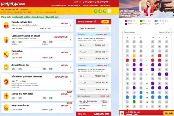 V&eacute; Deluxe Vietjet c&oacute; g&igrave; kh&aacute;c so với Eco?