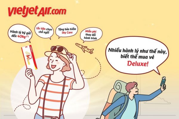 V&eacute; Deluxe Vietjet c&oacute; g&igrave; kh&aacute;c so với Eco?
