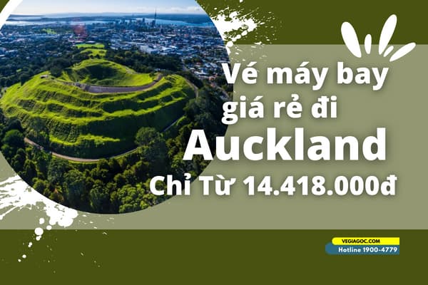 Vé máy bay đi Auckland (AKL) giá rẻ từ 14.418.000đ