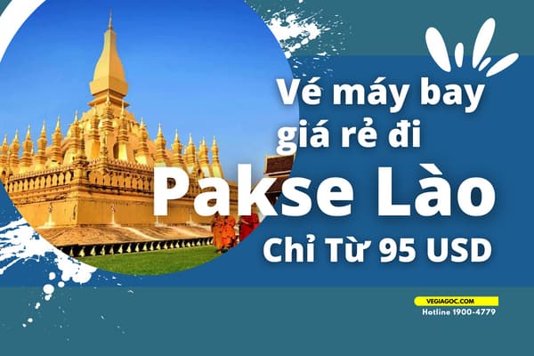 vé máy bay đi pakse