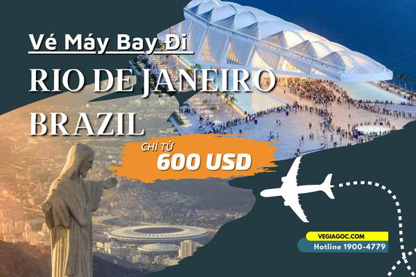 Vé Máy Bay Đi Rio De Janeiro (SDU) Brazil Chỉ Từ 600 USD