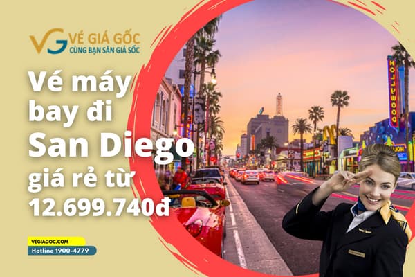 Vé máy bay đi San Diego (SAN) California giá rẻ chỉ từ 12.699.740đ
