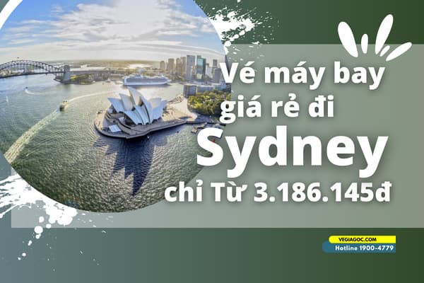 Vé máy bay đi Sydney (SYD) giá rẻ từ 3.186.145đ
