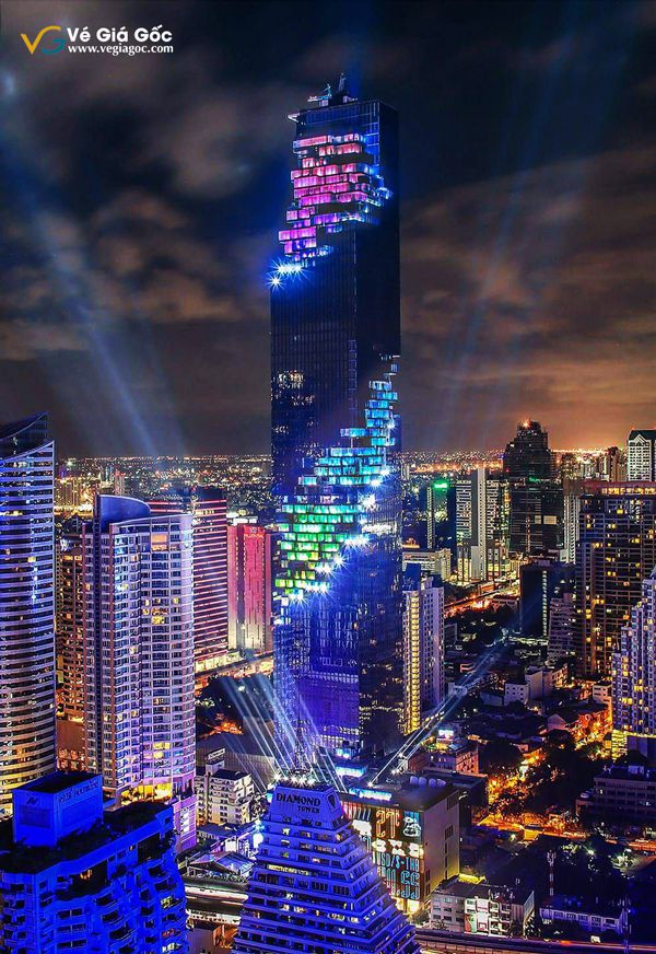 Vé máy bay đi Thái Lan ngắm tòa nhà cao nhất Thái Lan vừa hoàn thành