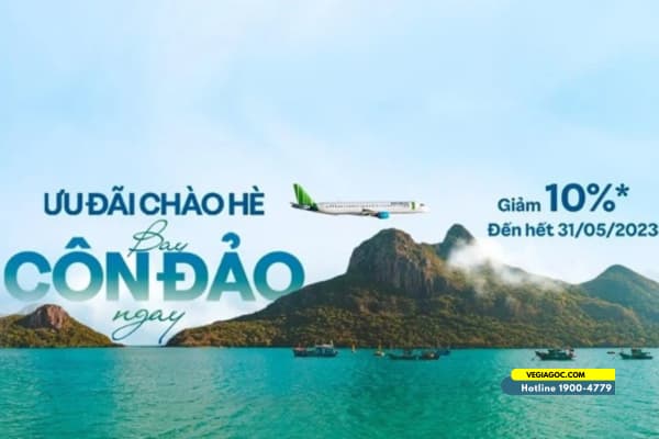 Bamboo Airways khuyến mãi vé máy bay tháng 5 đi Côn Đảo từ 739.000đ