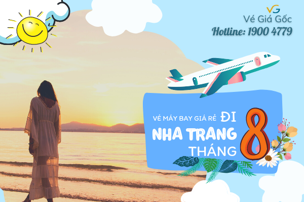 Vé máy bay giá rẻ đi Nha Trang tháng 8