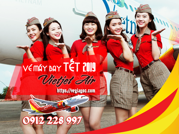 Vé máy bay Tết 2019 Vietjet Air giá rẻ