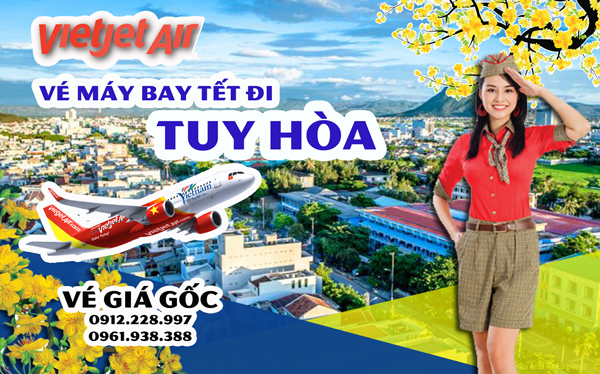 Vé máy bay Tết đi Tuy Hòa 2019 Vietjet