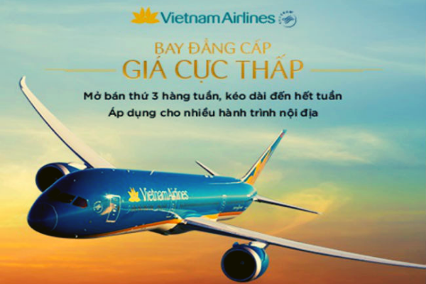 Vé máy bay Vietnam Airlines giá rẻ tháng 11