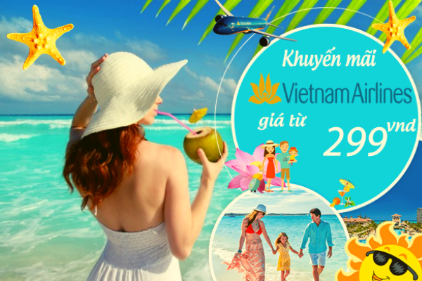Vé máy bay Vietnam Airlines giá rẻ tháng 4