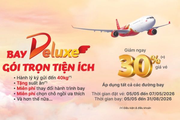 Ng&agrave;y Đ&ocirc;i 5.5 Vietjet Air: Cơ Hội Săn V&eacute; M&aacute;y Bay Gi&aacute; Rẻ Hấp Dẫn