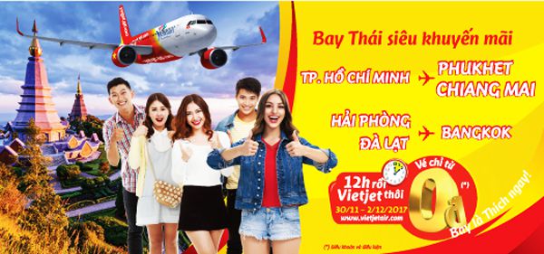Vietjet Air giá rẻ đi Hà Nội