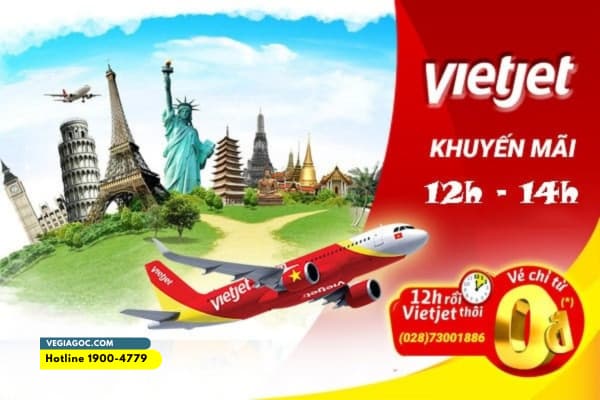 Vietjet Air Khuyến Mãi Hành Trình Bay Khắp Việt Nam và Quốc Tế