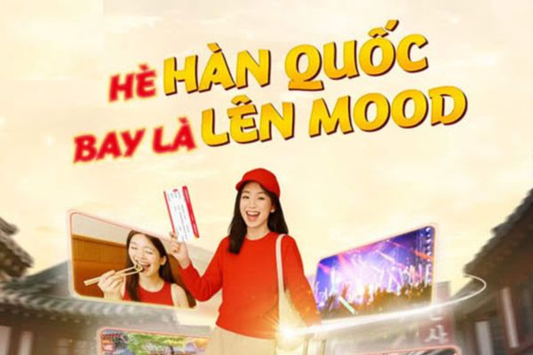 Vietjet Air khuyến mãi vé máy bay mùa hè đi Hàn Quốc