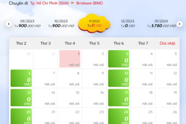 Vietjet Air Ưu Đãi Vé Máy Bay 0 Đồng Đi Brisbane Úc