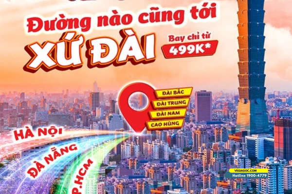 Khám Phá Đài Loan Với Vé Máy Bay 499K Cùng Vietjet Air