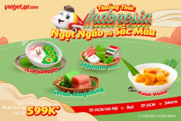 Vietjet Air Ưu Đãi Vé Máy Bay Giá Rẻ Đi Bali