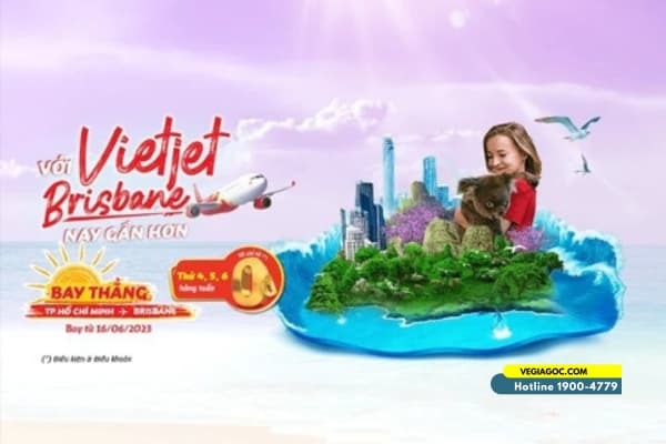 Vietjet Air Ưu Đãi Vé Máy Bay Giá Rẻ Đi Brisbane Úc