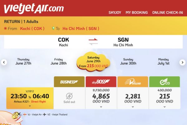 Vietjet Giảm Đến 50% Giá Vé Bay Đến Ấn Độ