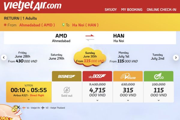 Vietjet Giảm Đến 50% Giá Vé Bay Đến Ấn Độ