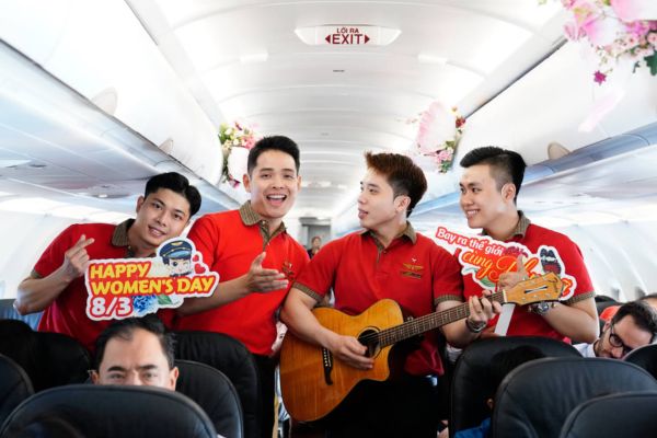 Vietjet giảm giá vé máy bay đến 83% nhân dịp 8/3