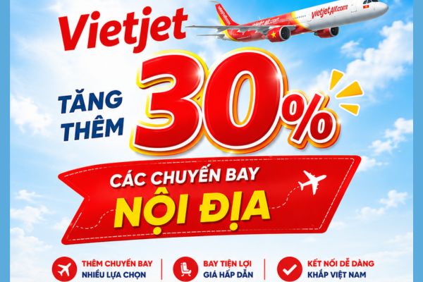 Vietjet Khuyến M&atilde;i Lớn M&ugrave;a H&egrave;: 8,8 Triệu V&eacute; 0 Đồng, Bay Nhiều Hơn 30%