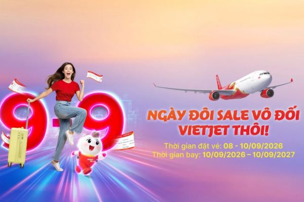 Vietjet mở b&aacute;n v&eacute; từ 0 đồng: &Aacute;p dụng h&agrave;ng loạt đường bay nội địa v&agrave; quốc tế