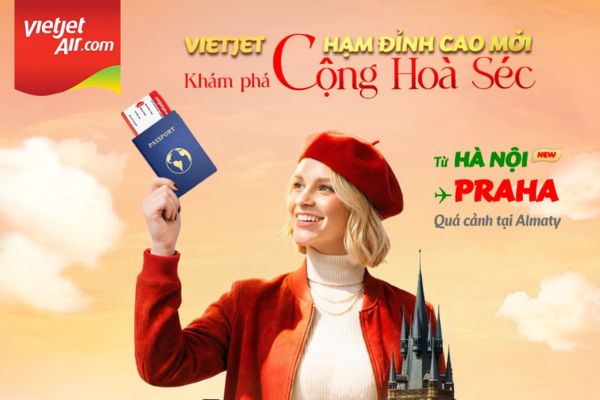 Vietjet Mở Đường Bay Thẳng H&agrave; Nội &ndash; Praha, Kết Nối Việt Nam V&agrave; Cộng H&ograve;a S&eacute;c