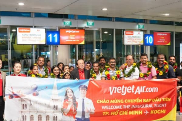 Vietjet Mở Đường Bay Thằng Từ Hồ Chí Minh Đi Kochi