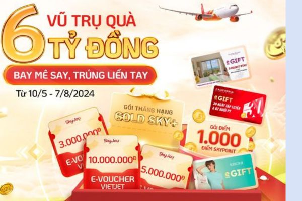 Vietjet Mừng Ngày Đôi 6/6 với Ưu Đãi Cực Sốc