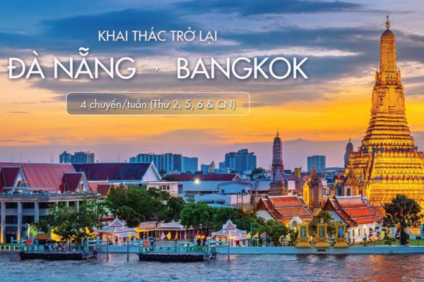 Vietnam Airlines chính thức khai thác lại đường bay Đà Nẵng – Bangkok