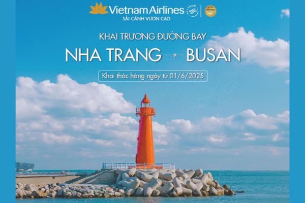 Vietnam Airlines chính thức mở đường bay Nha Trang – Busan