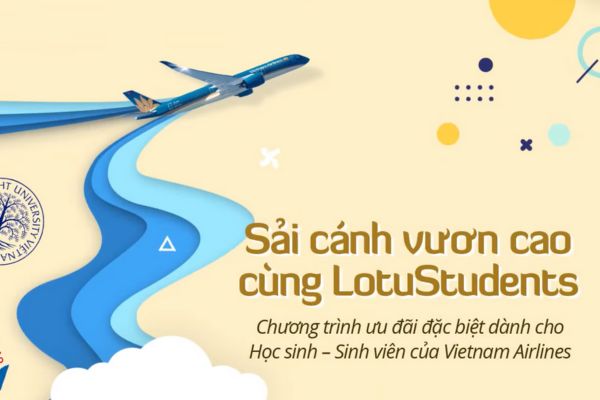 Vietnam Airlines Cung Cấp Gía Nội Địa Đặc Biệt Lotus Students