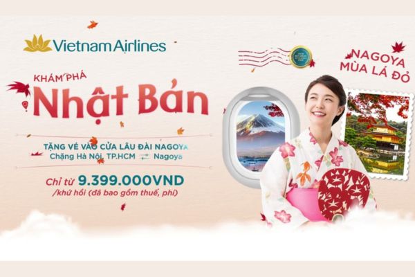 Vietnam Airlines Đưa Bạn Đến Nhật Bản Trải Nghiệm Mua Sắm Thả Ga