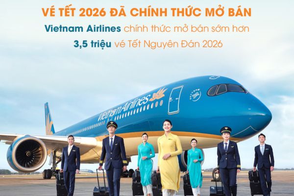 Vietnam Airlines Group tung hơn 3,5 triệu vé Tết 2026 phục vụ hành khách