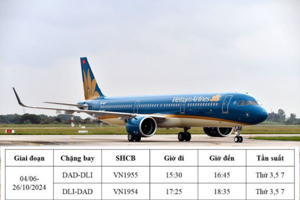 Vietnam Airlines khai thác Đường Bay Đà Nẵng Đà Lạt Kích Cầu Du Lịch