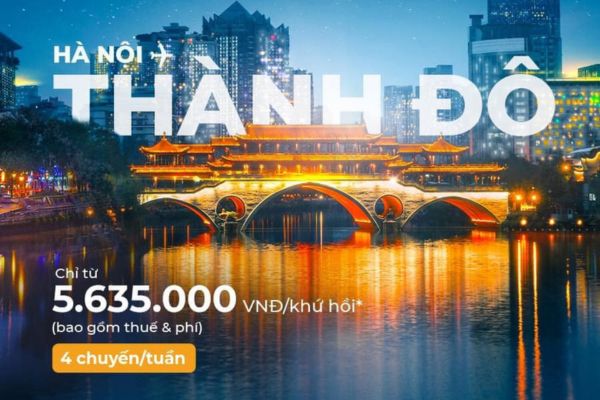Vietnam Airlines Khai Thác Lại Đường Bay Hà Nội Thành Đô Với Ưu Đãi Hấp Dẫn