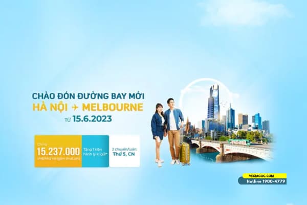 Vietnam Airlines mở đường bay thẳng Hà Nội đi Melbourne giá rẻ