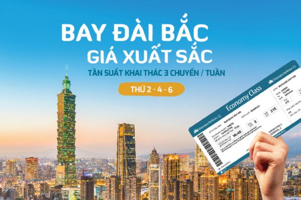 Vietnam Airlines mở đường bay thẳng Hà Nội đi Đài Bắc