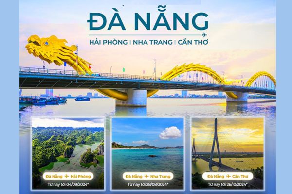 Vietnam Airlines mở rộng mạng lưới với 3 chặng bay mới đến Đà Nẵng