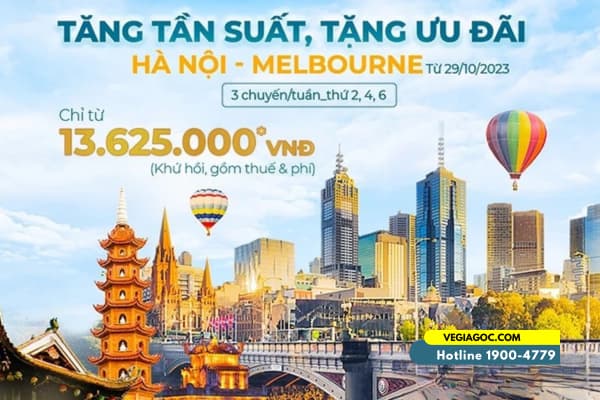 Vietnam Airlines Tăng Tần Suất Ưu Đãi Bay Úc Với Giá Ưu Đãi