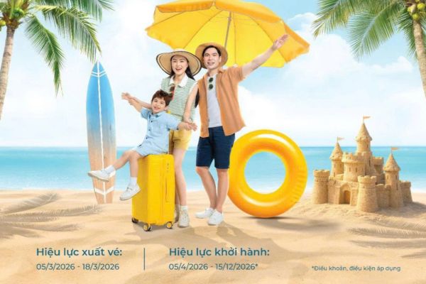 Vietnam Airlines tung loạt ưu đ&atilde;i hấp dẫn cho m&ugrave;a h&egrave; 2026