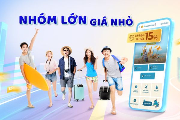 Vietnam Airlines tung ưu đãi nhóm: Giảm liền 15% giá vé khi bay cùng nhau
