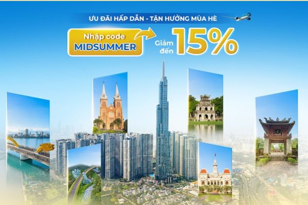 Vietnam Airlines ưu đãi đến 15% cho hành khách bay tới Việt Nam