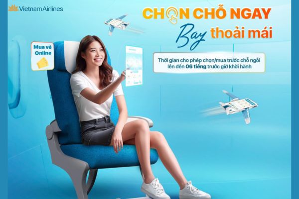Vietnam Airlines ưu đãi lên đến 50% cho dịch vụ bổ trợ