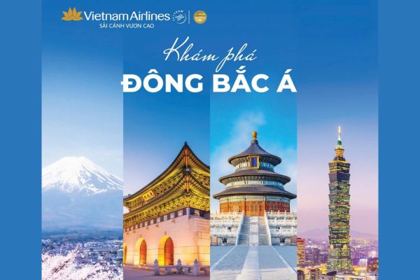 Vietnam Airlines ưu đãi lớn săn vé bay hè đi Đông Bắc Á